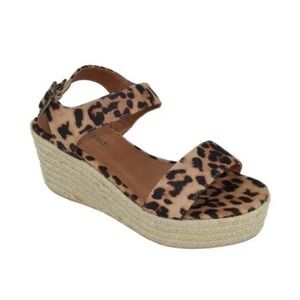 ⭐️3/$25⭐️ Cityclassified Cheetah Wedge Sandals Size 7.5